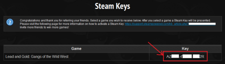 Способ получения Steam ключей.